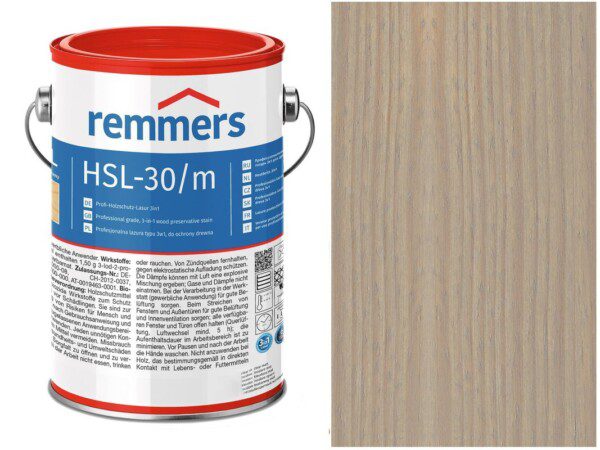 HSL-30 Profi HK-Lasur Remmers Srebrnoszary 5L